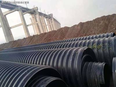 山西工地钢带波纹管实拍 品质见证施工一线的真实写照